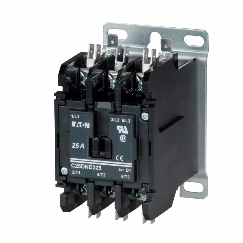 SK0417169-US20260702-105043-0 Eaton C25DNF250T Definite Purpose Contactor 12 VAC 5060 Hz Open 48 VDC - Image 1