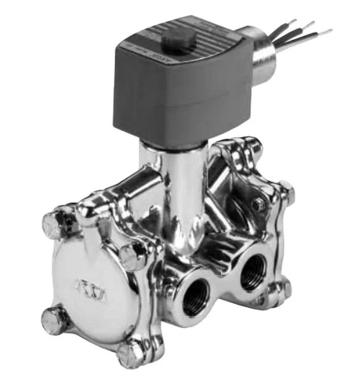 Asco Pneumatic Controls EF8316G54 RedHat Series 8316 3/8 In. 120V 125 Psi 3-Way Solenoid Valve