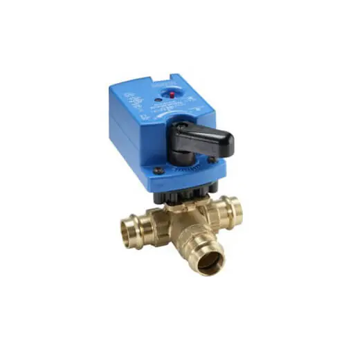 Johnson Controls VG1841AF+9A4IGA Ball Valve Assembly 3 Way 1/2 in.