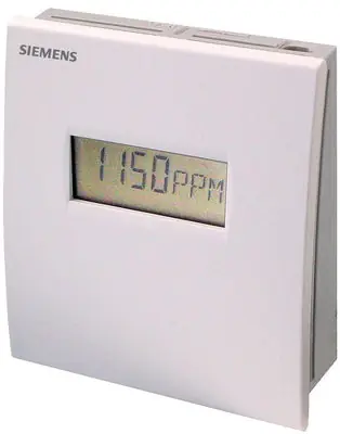 SK0420036-US20260702-105043-0 Siemens QPA2060D CO2 Room Sensor 0-10VDC with Display - Image 1