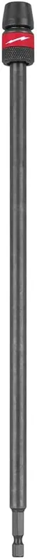 SK0421436-US20260702-105043-0 Milwaukee 48-28-1020 Quik-Lok Universal Drill Bit Extension 12 in Length 1/4 in Hexagonal Shank - Image 1
