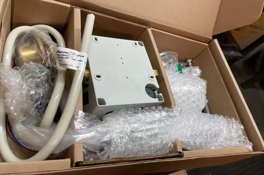 SK0421674-US20260702-105043-0 AMERICAN STANDARD T064342.002 SERIN 1.5 GPM WALL MOUNT SENSOR POWERED OPERATED FAUCET TRIM KIT - Image 1