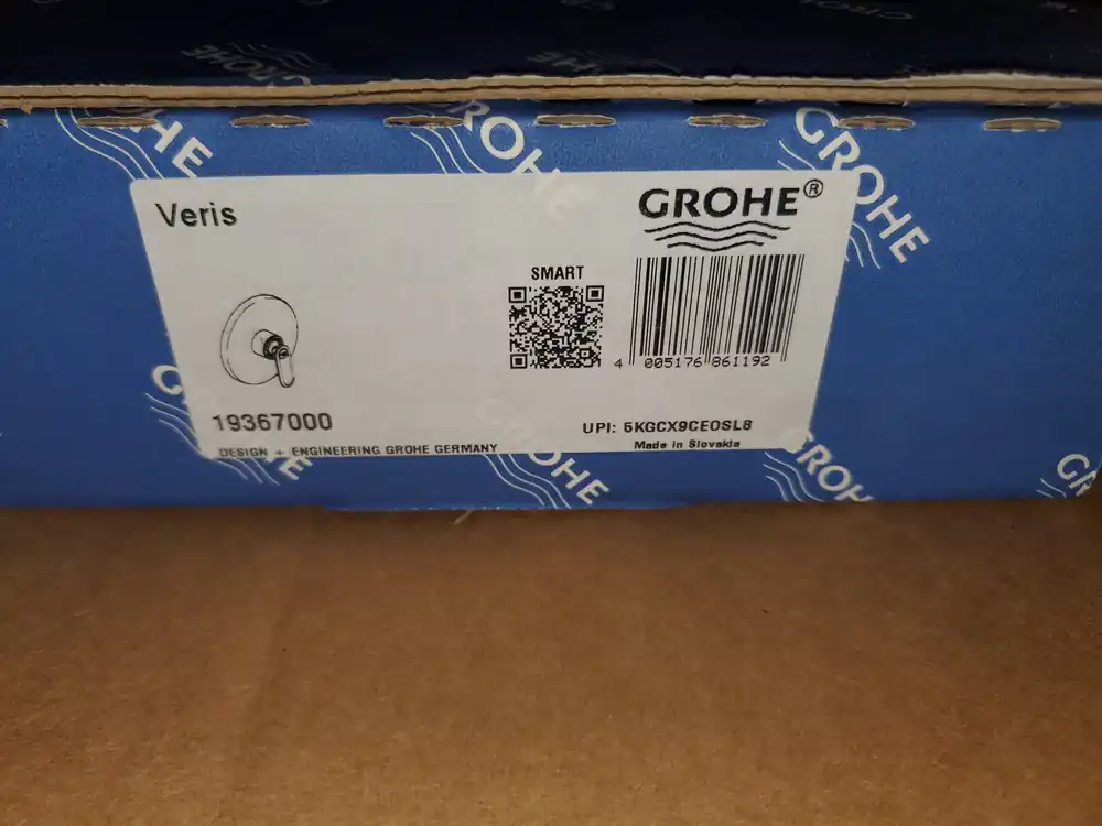 SK0421820-US20260702-105043-0 GROHE 19367000 Veris Pressure Balance Single-Handle Shower Valve Trim Kit - Image 1