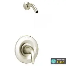 American Standard TU385501XH.295 Reliant 3 Brushed Nickel Shower Trim With Pressure Balance Cartridge Less Showerhead