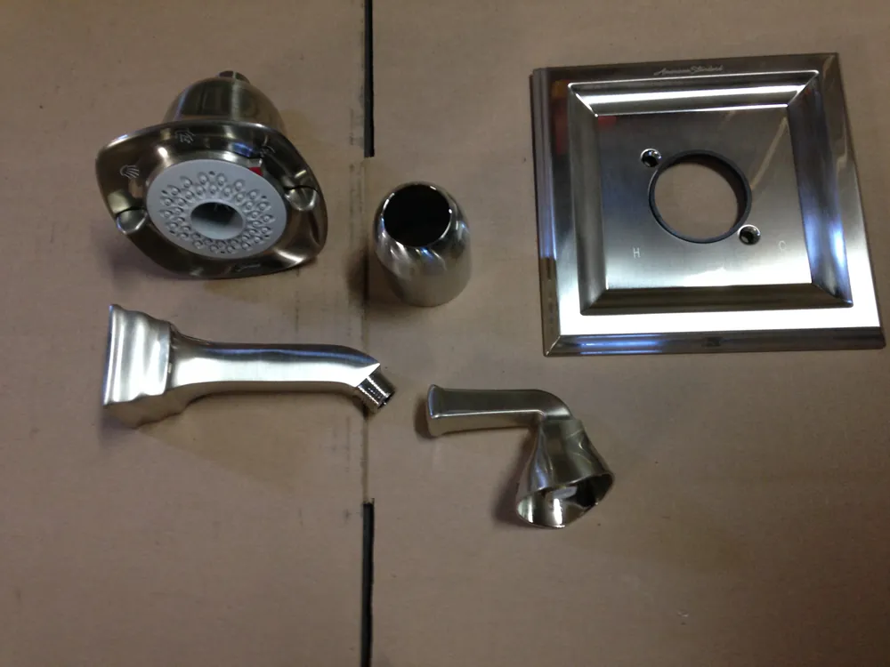SK0421893-US20260702-105043-0 American Standard T555527.295 Town Square Pressure Balance Shower Trim Kit W/Flowise 3 Function Shower Head - Image 1