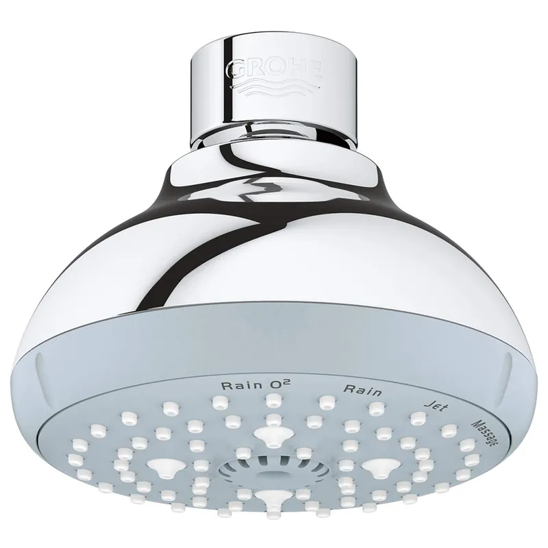 GROHE 27606000 Tempesta 100 Shower Head 4 With 4 Sprays Chrome