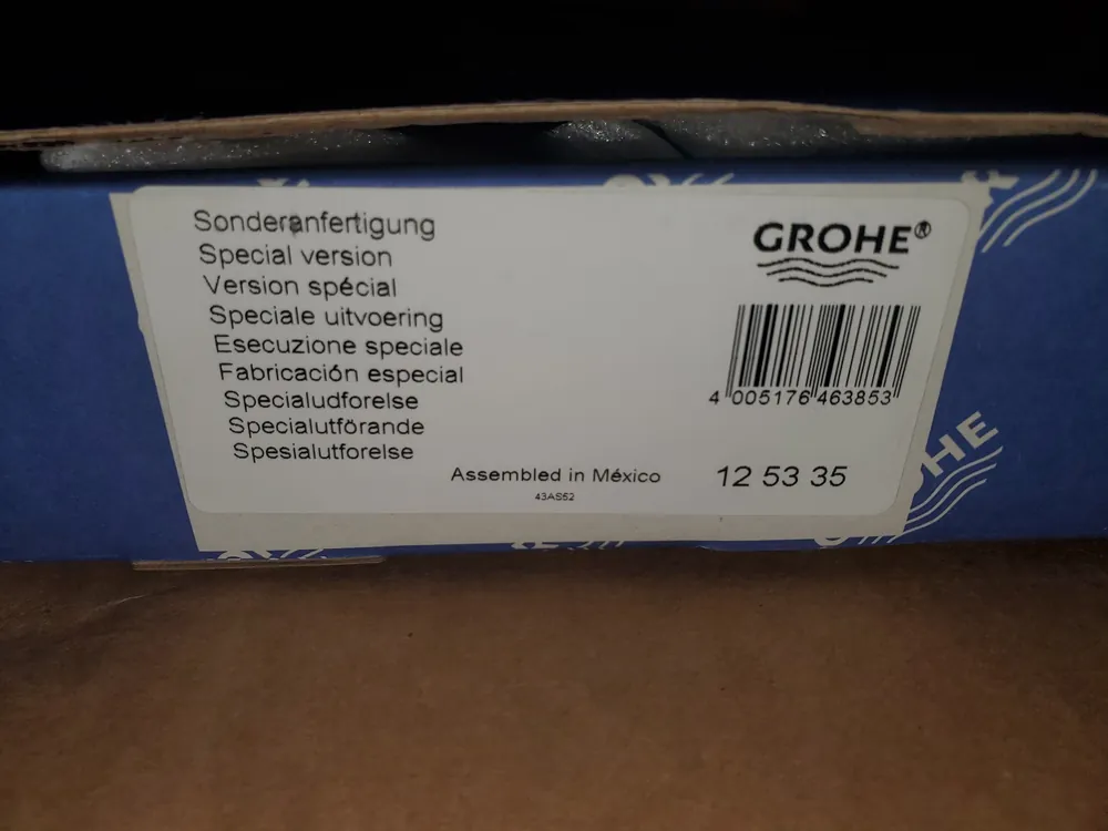 GROHE 125335 Lineare Pressure Balance Valve Trim Kit Single Lever Handle
