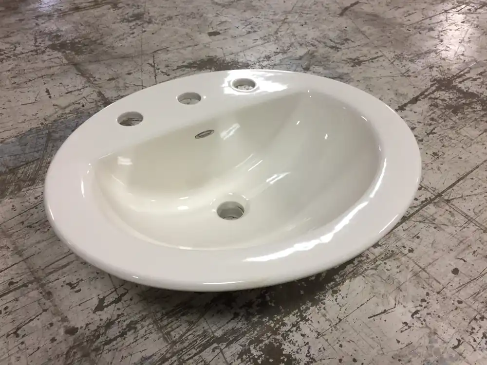 American Standard 0346803.222 Colony Linen 8 Centerset Vitreous China Countertop Lavatory
