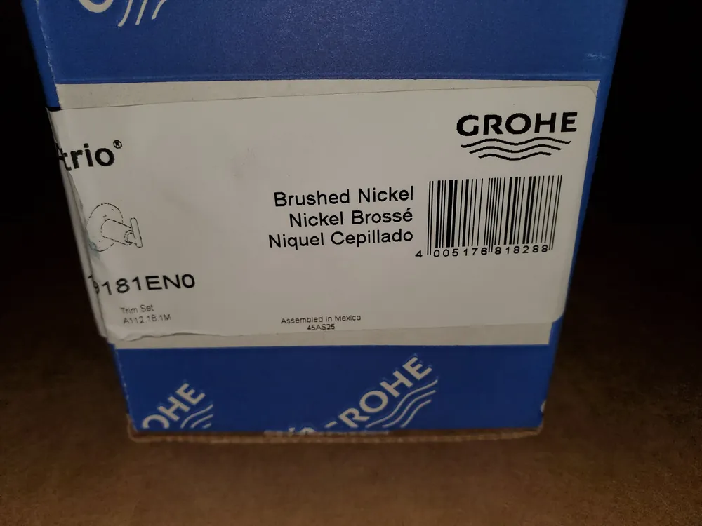 SK0422063-US20260702-105043-0 Grohe 19181EN0 5 - Port Diverter Trim In Infinity Brushed Nickel - Image 1