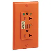 Leviton 8380-IGW Receptacle Prot SRG 125VAC 20A 5KA Surf