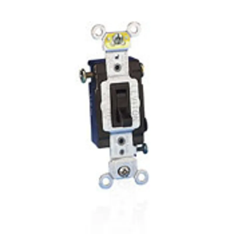 SK0422557-US20260702-105043-0 Leviton 54524-2W Toggle Framed 4-Way AC Quiet Switch 20 Amp 120/277 VAC - Image 1