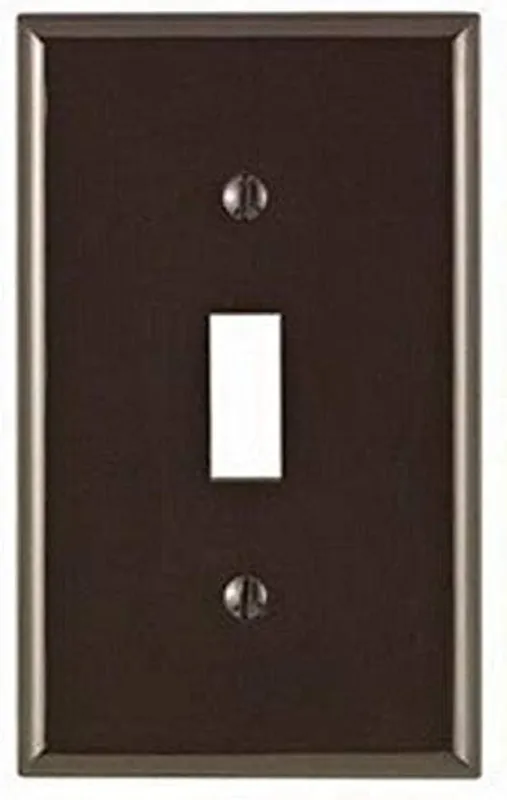 Leviton 80701 Standard Size Traditional Wallplate 1 Gang Brown