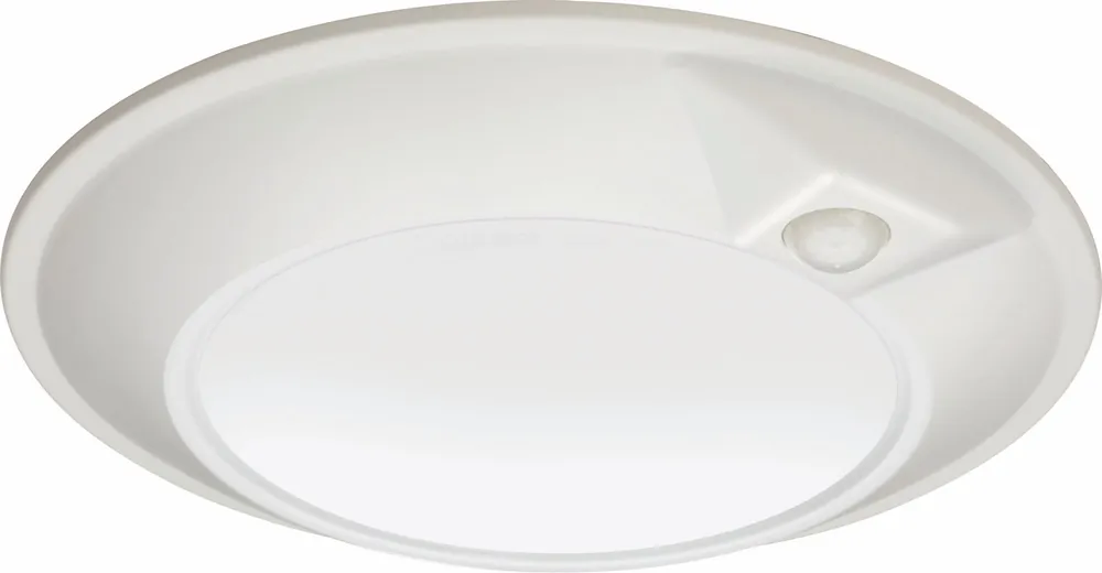 SK0422711-US20260702-105043-0 Juno JSBT 6IN SWW2 90CRI PIR MW M6 6 Inch LED Tapered Disk Light with Motion Sensor - Image 1