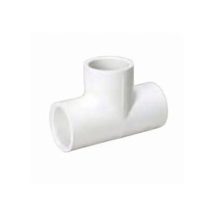 MUEL 401-020 Schedule 40 PVC Tee, 2 Inch, Slip End
