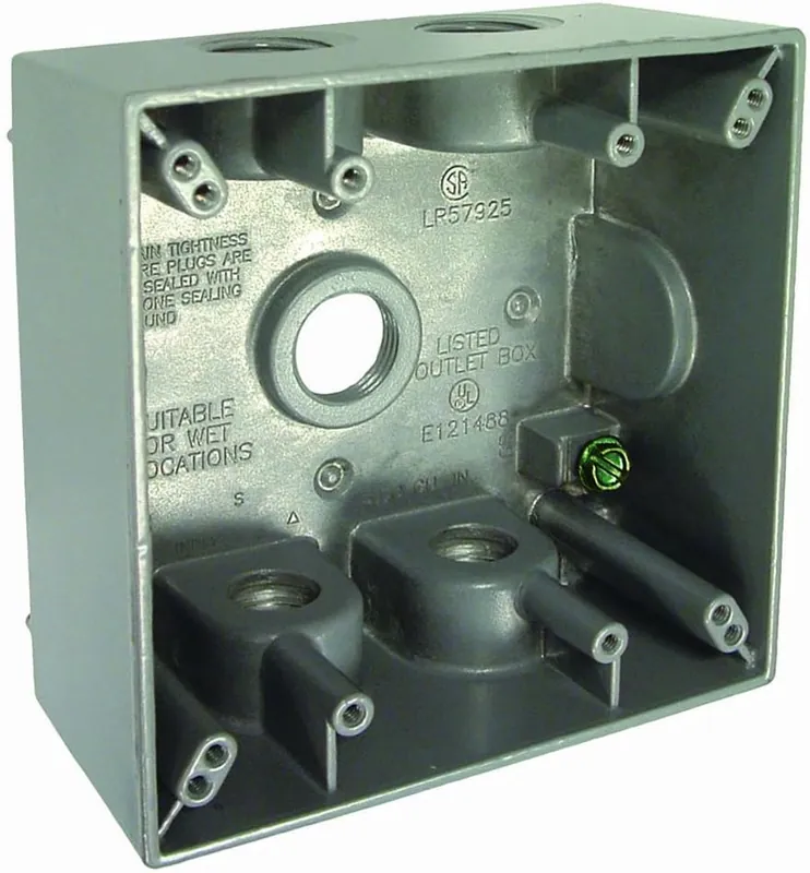 BELL 5337-0 Infrared Brooder Weatherproof Box, 5-1/2 Inch, 2 Gang, 31 Cu-in