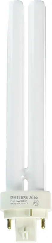 Philips 383364 Energy Saving Cluster Compact Fluorescent Lamp 26 W 4-Pin G24Q-3 CFL-NI Lamp 1800 Lumens