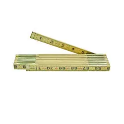 SK0422908-US20260702-105043-0 Klein Tools 900-6 Wood Folding Rule, Inside Reading, 6 ft - Image 1