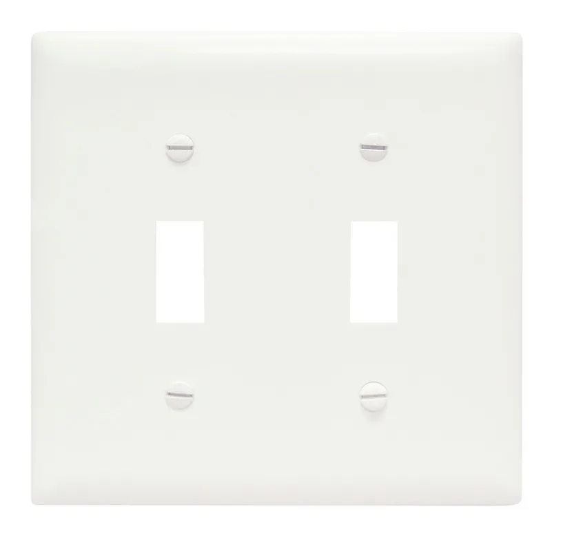 SK0422921-US20260702-105043-0 Pass & Seymour TP2W 2-Gang Toggle Switch Wall Plate Standard - Image 1