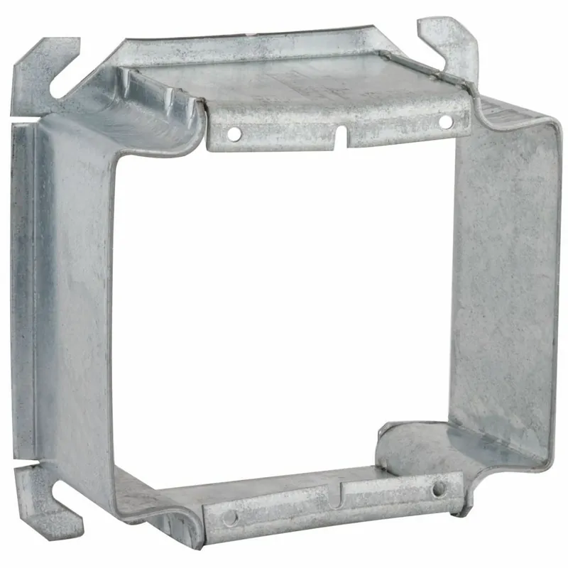 SK0422987-US20260702-105043-0 RACO 796 4 Square 2-Device Cover 2 Raised - Image 1