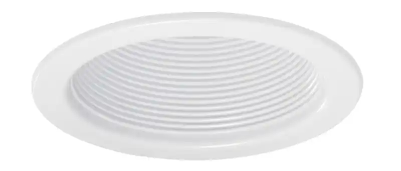 Juno V4034 WWH VuLITE Round Baffle Trim With Reflector 4 In ID x 5 In OD