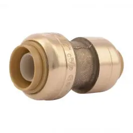 SK0423150-US20260702-105043-0 Sharkbite U009LF Lead Free Push-To-Connect Ends Reducing Coupling 3/8 x 1/2 Inch - Image 1