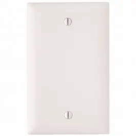 Pass & Seymour TP13W 1-Gang Blank Wall Plate, White