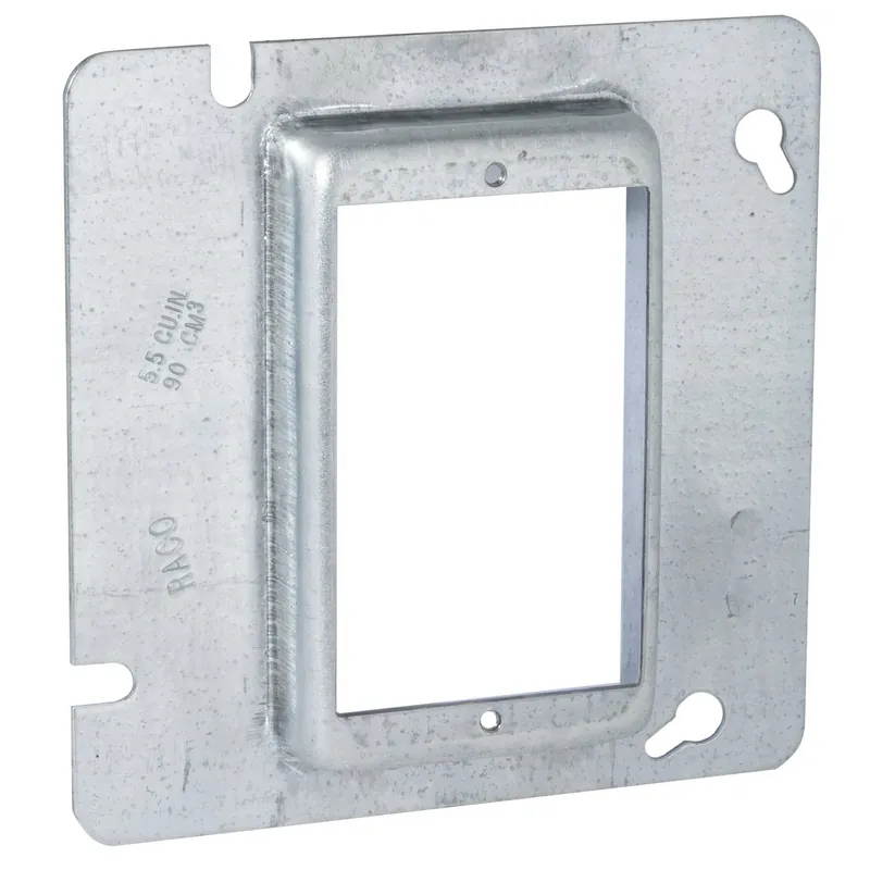 RACO 838 COVER BOX 4-11/16IN 4-11/16IN RCPT/SW 25-PACK