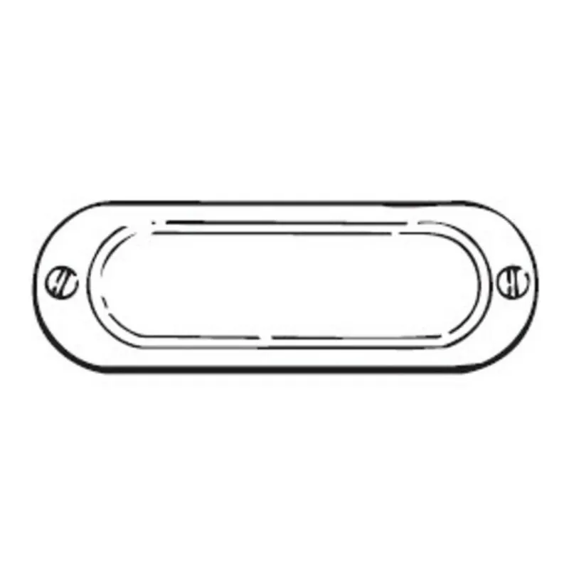 SK0423510-US20260702-105043-0 Killark ESCV-6 E Series Aluminum 2-1/2 to 3 Conduit Body Cover - Image 1