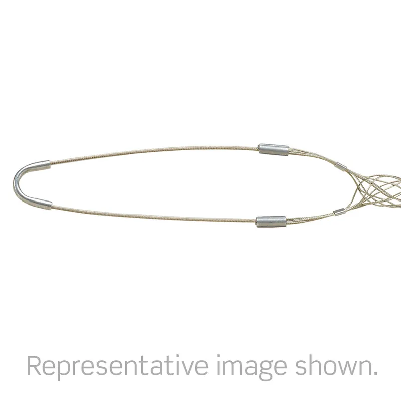 SK0423524-US20260702-105043-0 Leviton L9502 Support Grip, Closed Mesh Single U-Eye, 960 lb Breaking Strength, 10 Inch - Image 1