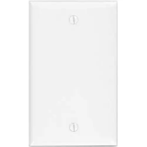 SK0423541-US20260702-105043-0 Leviton 78014 1-Gang No Device Blank Wall Plate Standard Size Thermoset Box Mount Light Almond - Image 1
