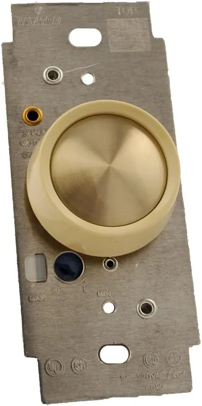Leviton 6616-1XI Single-Pole Trimatron Full Range Rotary Fan Speed Control