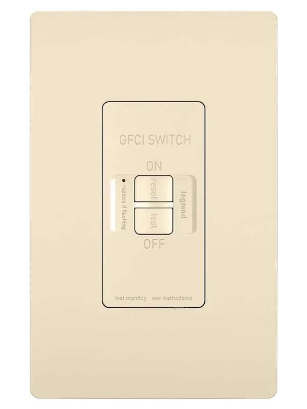 Pass & Seymour 2087LA GFCI Dead Front Receptacle Self-Test 125 VAC 20 Amp