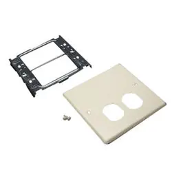 SK0423662-US20260702-105043-0 Wiremold V4047BX 2-Gang Duplex Receptacle - Ivory - Image 1