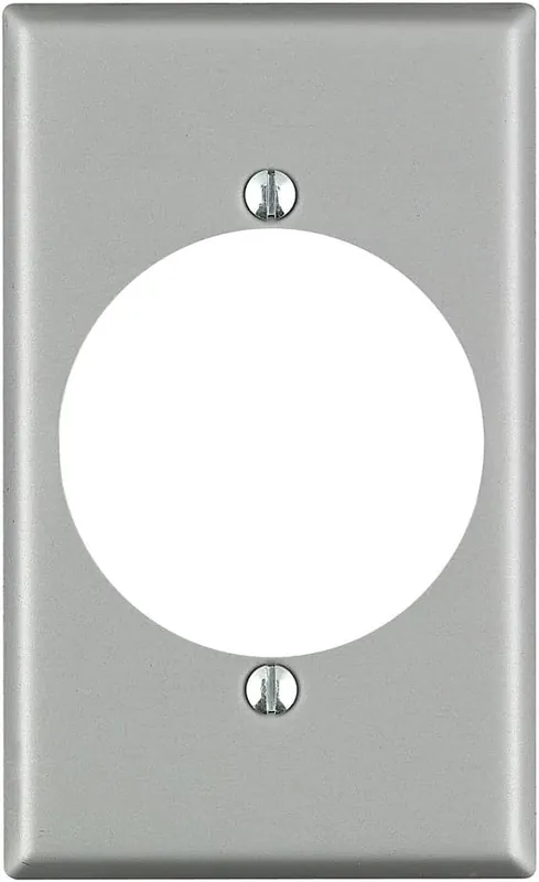 SK0423670-US20260702-105043-0 Leviton 4927 1-Gang Flush Mount 2.15 Inch Dia. Device Receptacle Wallplate Standard Size - Image 1