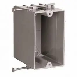 Pass & Seymour P122R BOX OUT SW THERMOPLASTIC 22CU-IN 1 1