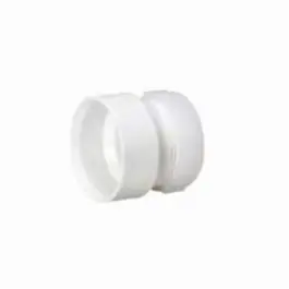 MUEL 06395 PVC DWV Female Trap Adapter with Nut, 1-1/2 x 1-1/4 Inch, Spigot x Slip Joint End