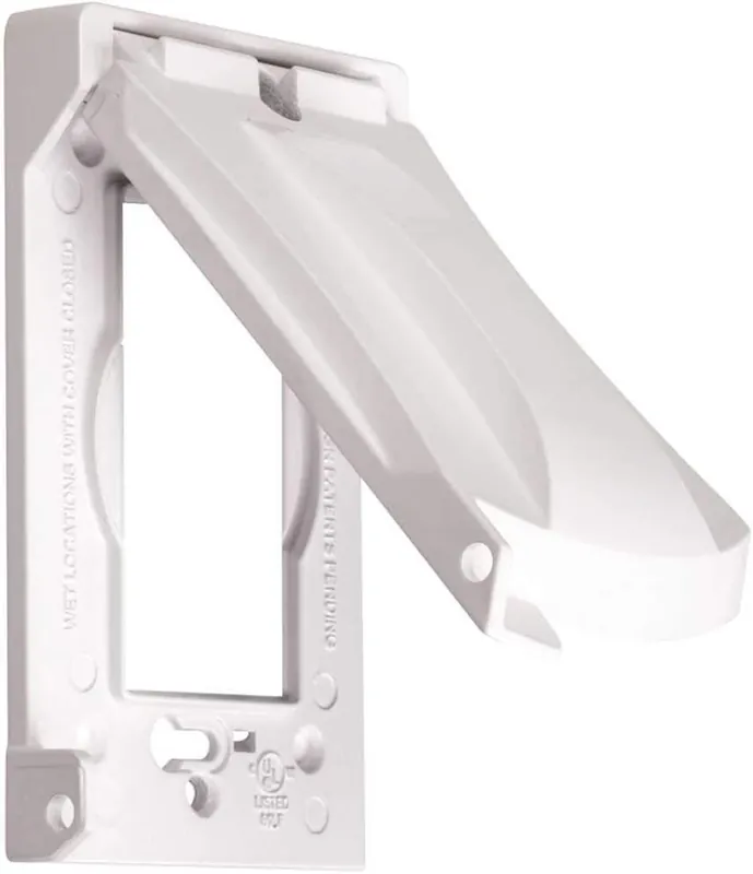 BELL MX1050W Bell Weatherproof Single Outlet Cover Outdoor Receptacle Protector 12-in-1