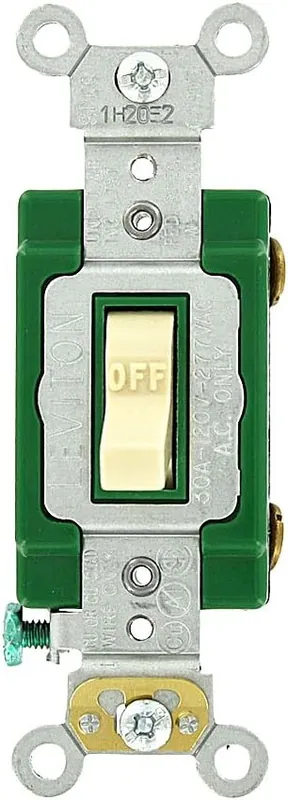 SK0423805-US20260702-105043-0 Leviton 3031-2I Toggle Switch 30 Amp 120/277 Volt - Image 1