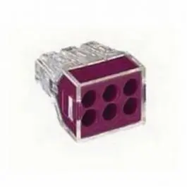 SK0423883-US20260702-105043-0 WAGO 773-166 Push Wire Connector 6 Conductor 50 Piece Box - Image 1