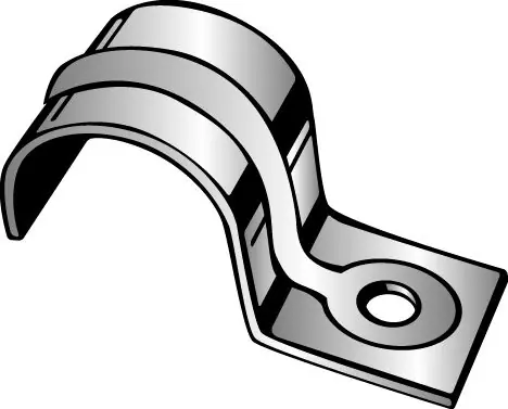 Minerallac 115 Jiffy Clip 3/8 1-Hole Conduit Strap
