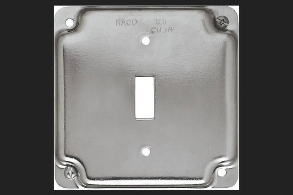 SK0423931-US20260702-105043-0 Raco 800C Toggle Switch Cover Power 4 Square Exposed Work Cover Replacement MPN - Image 1