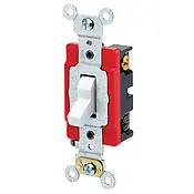 SK0423966-US20260702-105043-0 Leviton 1223-2GY 3-Way Self-Grounding AC Quiet Toggle Switch 120/277 VAC 20 Amp - Image 1