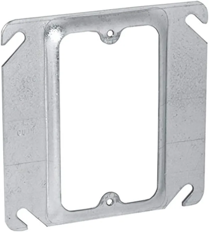 SK0424191-US20260702-105043-0 Raco 772 Square Mud Ring Cover, 1-Device, 1/2, Raised - Image 1