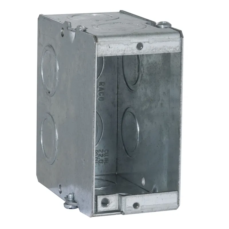 RACO 689 BOX MSNRY STL 22.5CU-IN 1 1 11 KO RECT