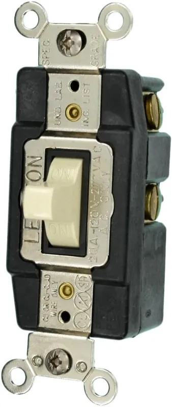 SK0424232-US20260702-105043-0 Leviton 1257-I Toggle Switch 20 Amp 120/277 Volt - Image 1