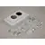 WIREMOLD 1546B Nonmetallic Duplex Receptacle Box 1500 Each