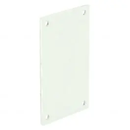 Wiegmann P0604 PANEL BACK 2.88IN 4.88IN CS WHT JIC B