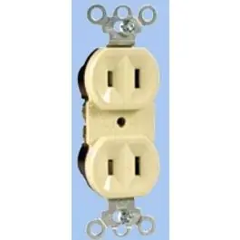 Pass & Seymour 4025WCC20 Receptacle BL STR 125VAC 15A 2 3 WHT