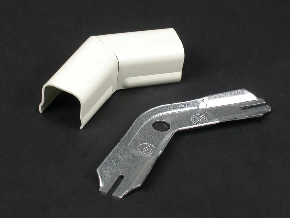 SK0424319-US20260702-105043-0 Wiremold V712 Steel Flat 45 D. Elbow 700 Ivory - Image 1