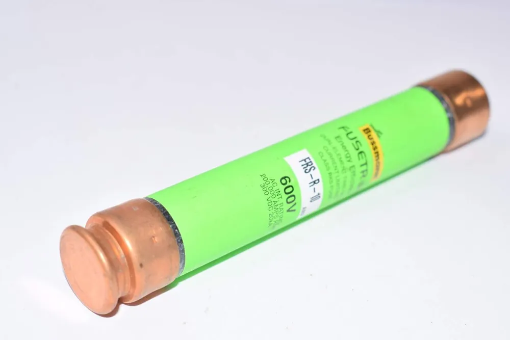 SK0424368-US20260702-105043-0 Bussmann FRS-R-10 Fusetron Time Delay Fuse 10A 600 VAC/300 VDC - Image 1